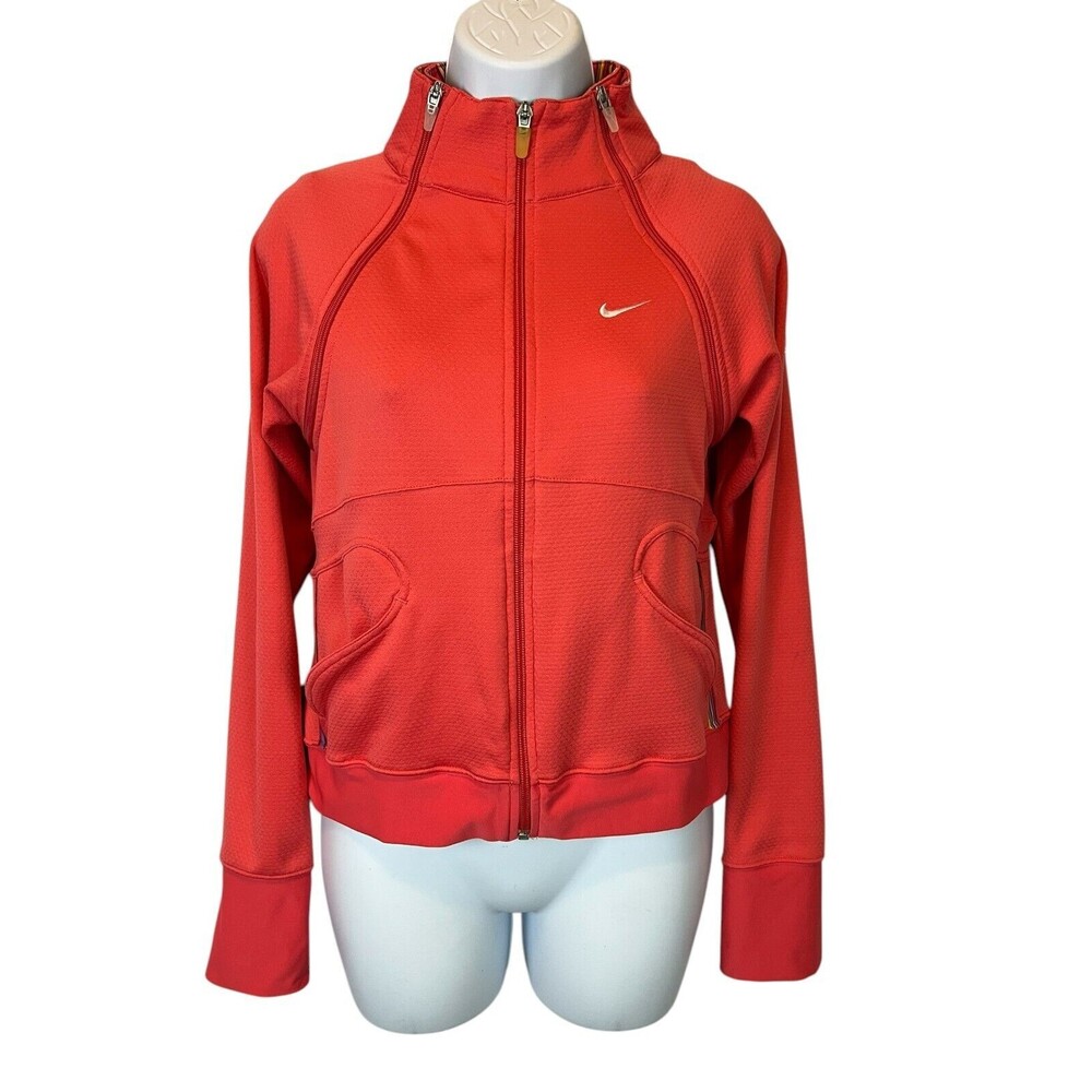 Nike Sphere Dry Activewear Convertible Jacket Vest  Women's S 4-6  Coral Pink